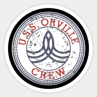 USS ORVILLE CREW PATCH Sticker